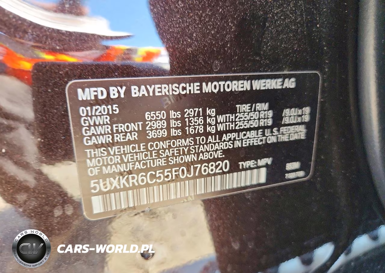 2015 BMW X5 xDrive50I VIN:5UXKR6C55F0J76820 - 13