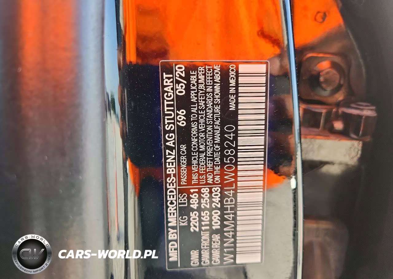 2020 Mercedes-Benz Glb 250 4Matic VIN:W1N4M4HB4LW058240 - 12