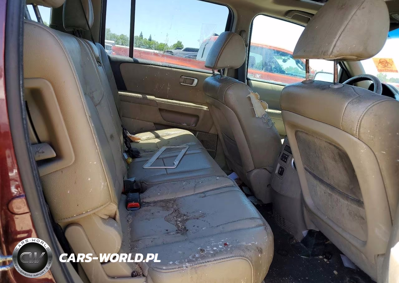 2012 Honda Pilot Exl VIN:5FNYF3H51CB021982 - 11