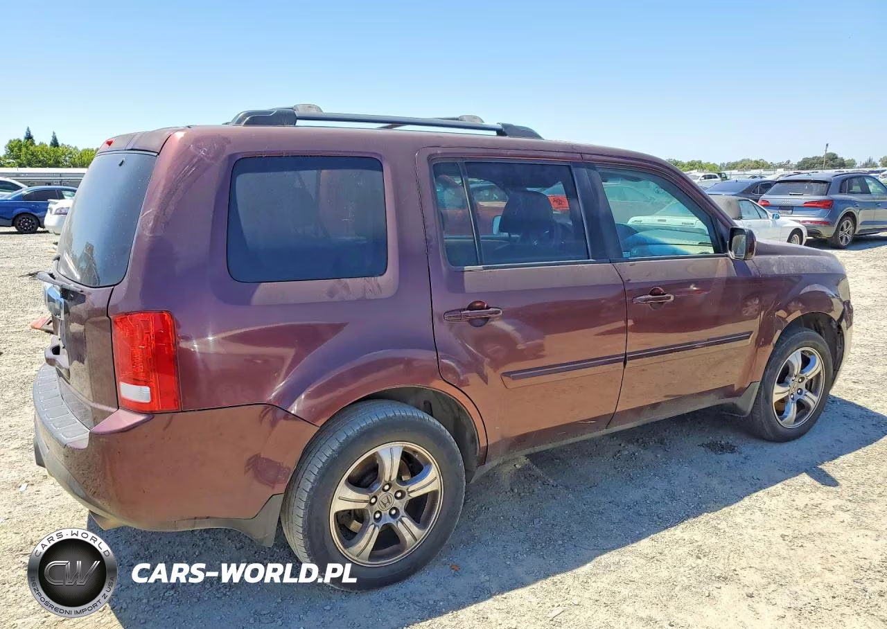 2012 Honda Pilot Exl VIN:5FNYF3H51CB021982 - 3
