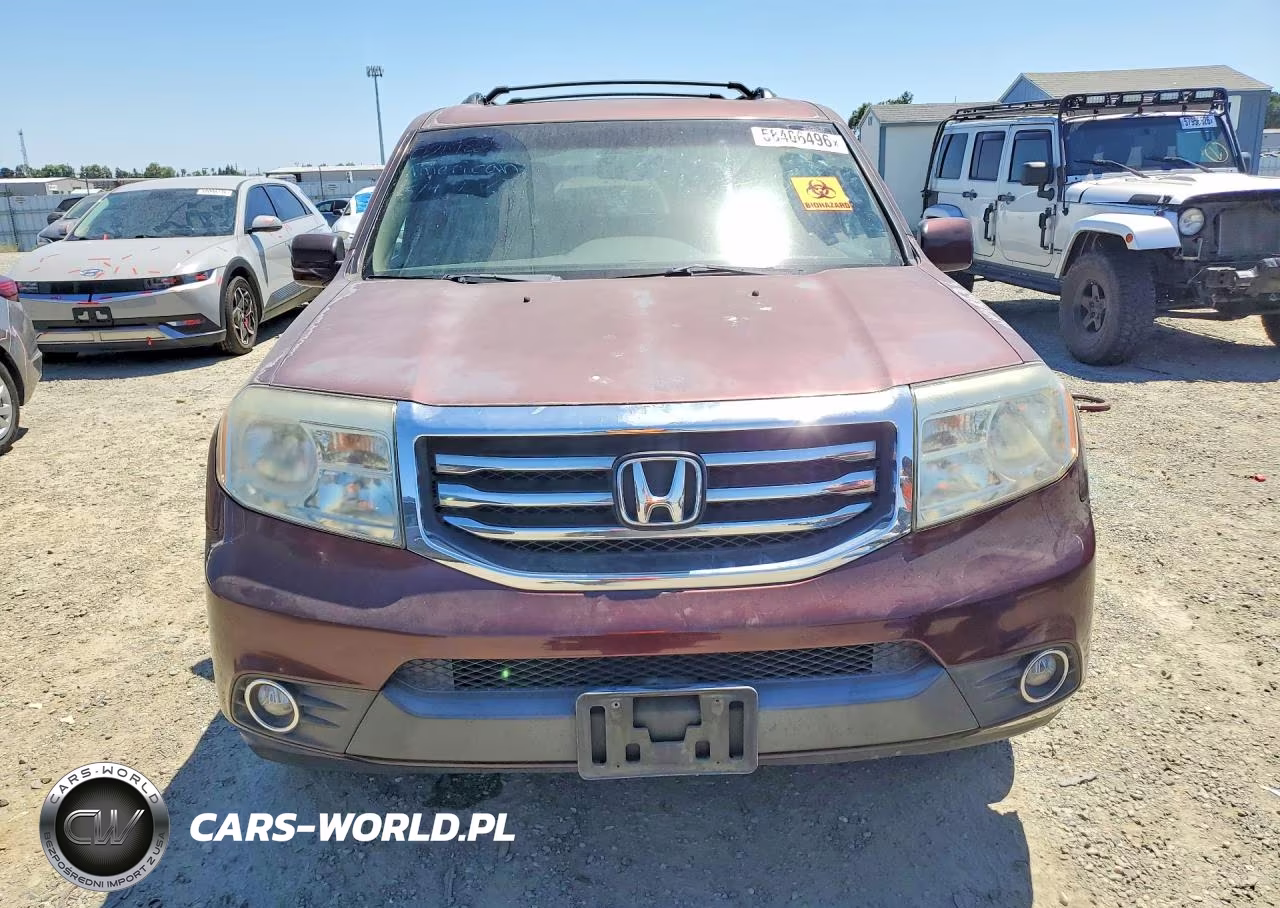 2012 Honda Pilot Exl VIN:5FNYF3H51CB021982 - 5