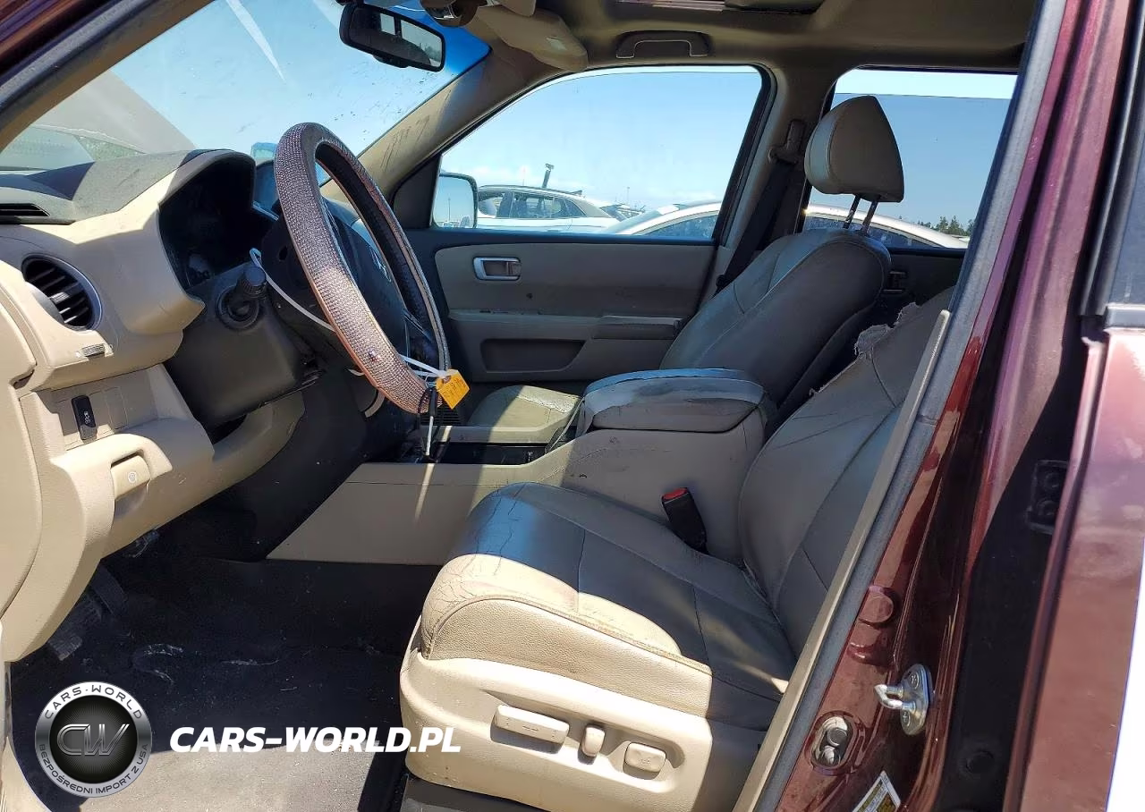 2012 Honda Pilot Exl VIN:5FNYF3H51CB021982 - 7