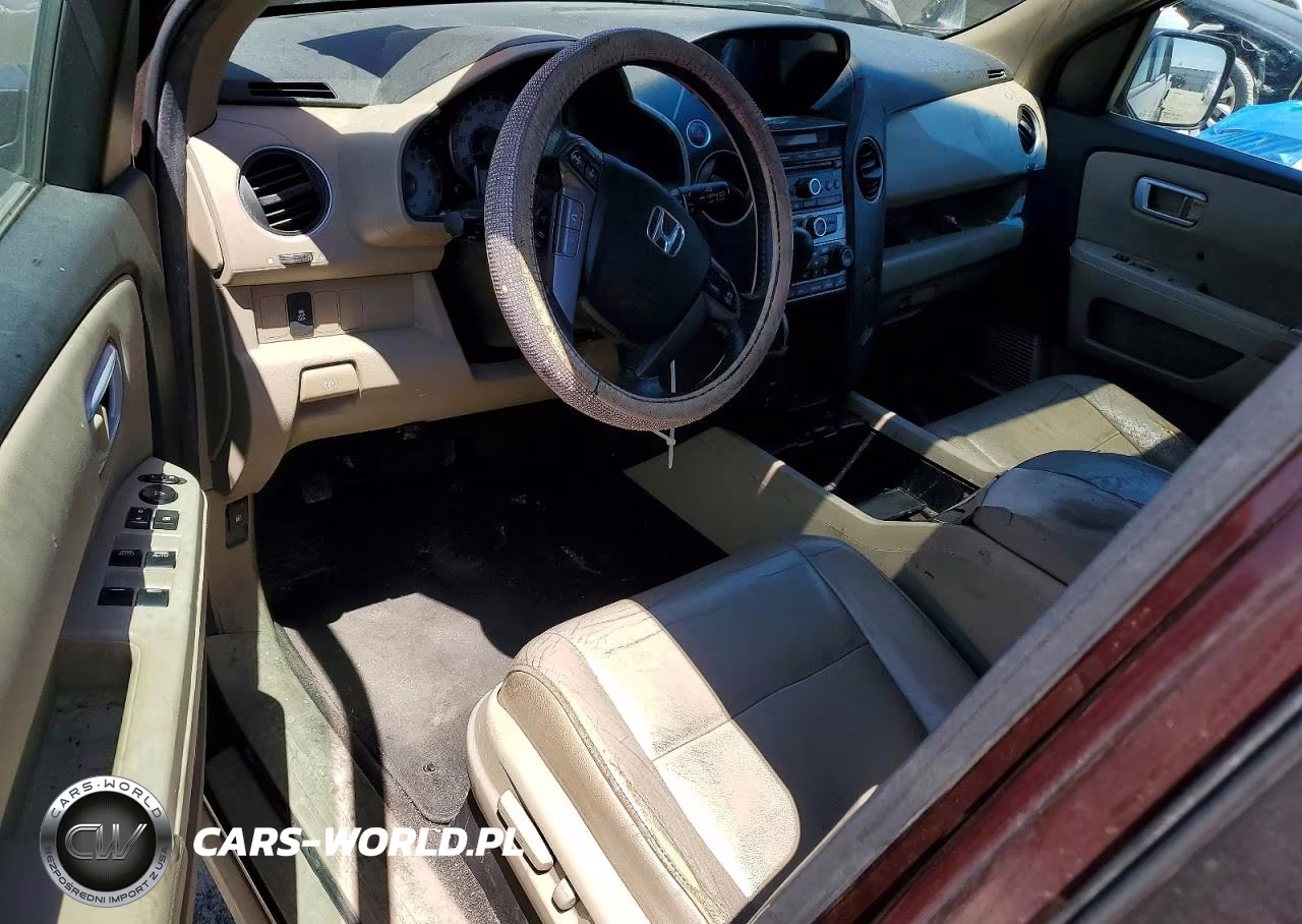 2012 Honda Pilot Exl VIN:5FNYF3H51CB021982 - 8