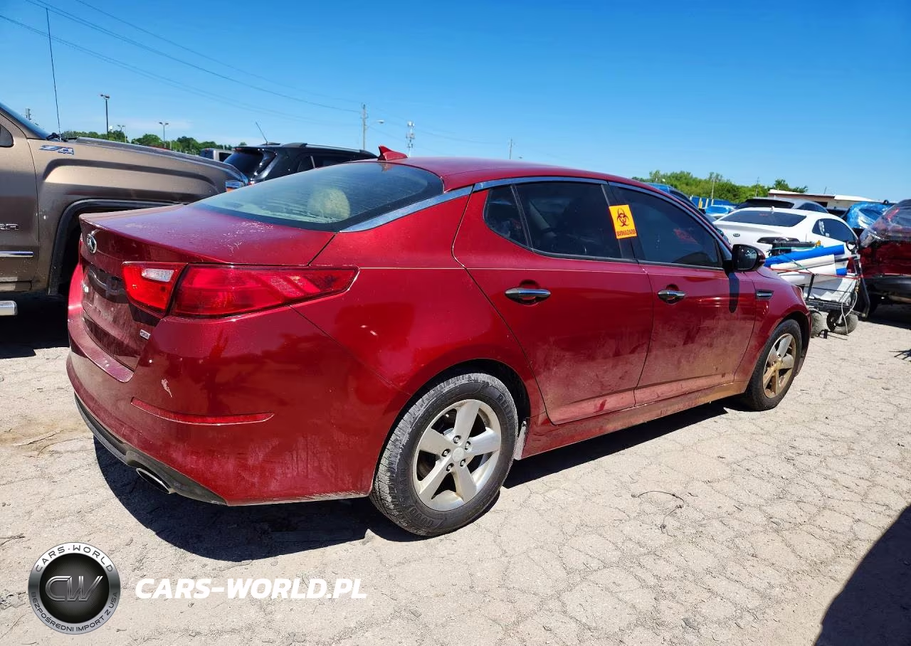2014 Kia Optima Lx VIN:5XXGM4A71EG307950 - 3