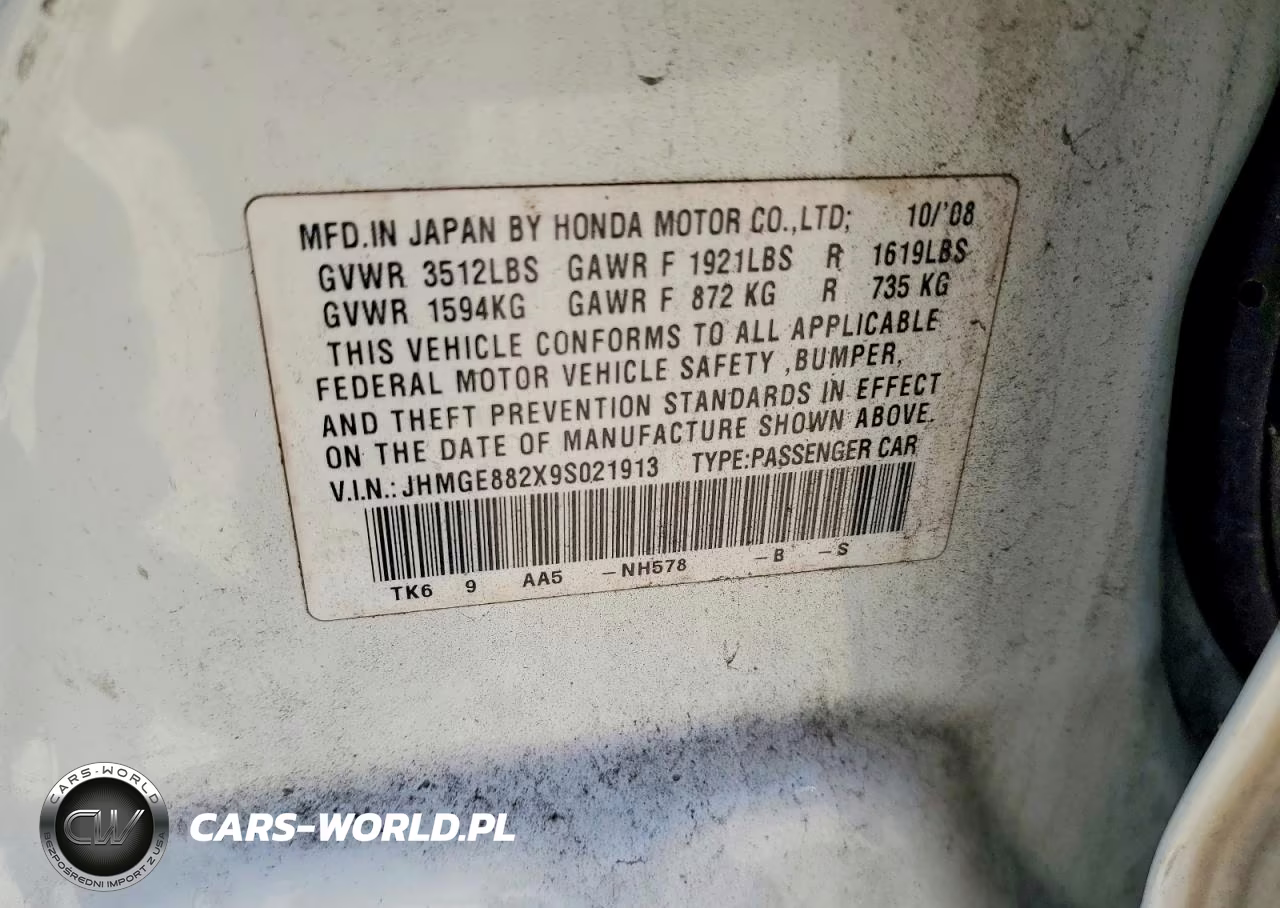 2009 Honda Fit VIN:JHMGE882X9S021913 - 12