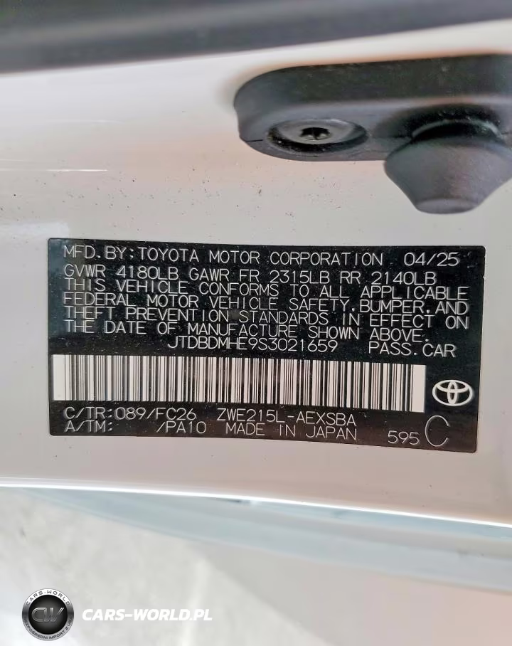 2025 Toyota Corolla Hybrid Se VIN:JTDBDMHE9S3021659 - 12