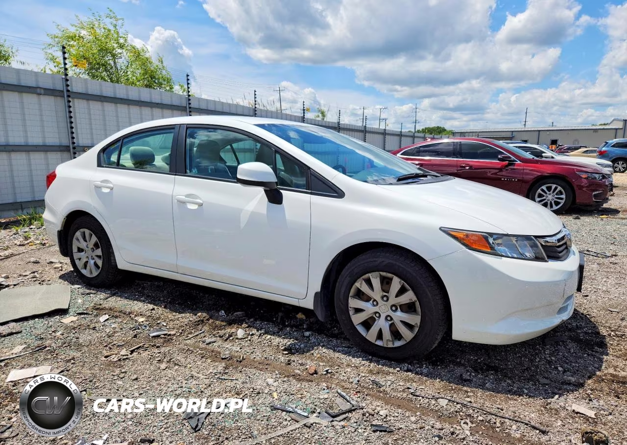 2012 Honda Civic Lx VIN:19XFB2F54CE095788 - 4