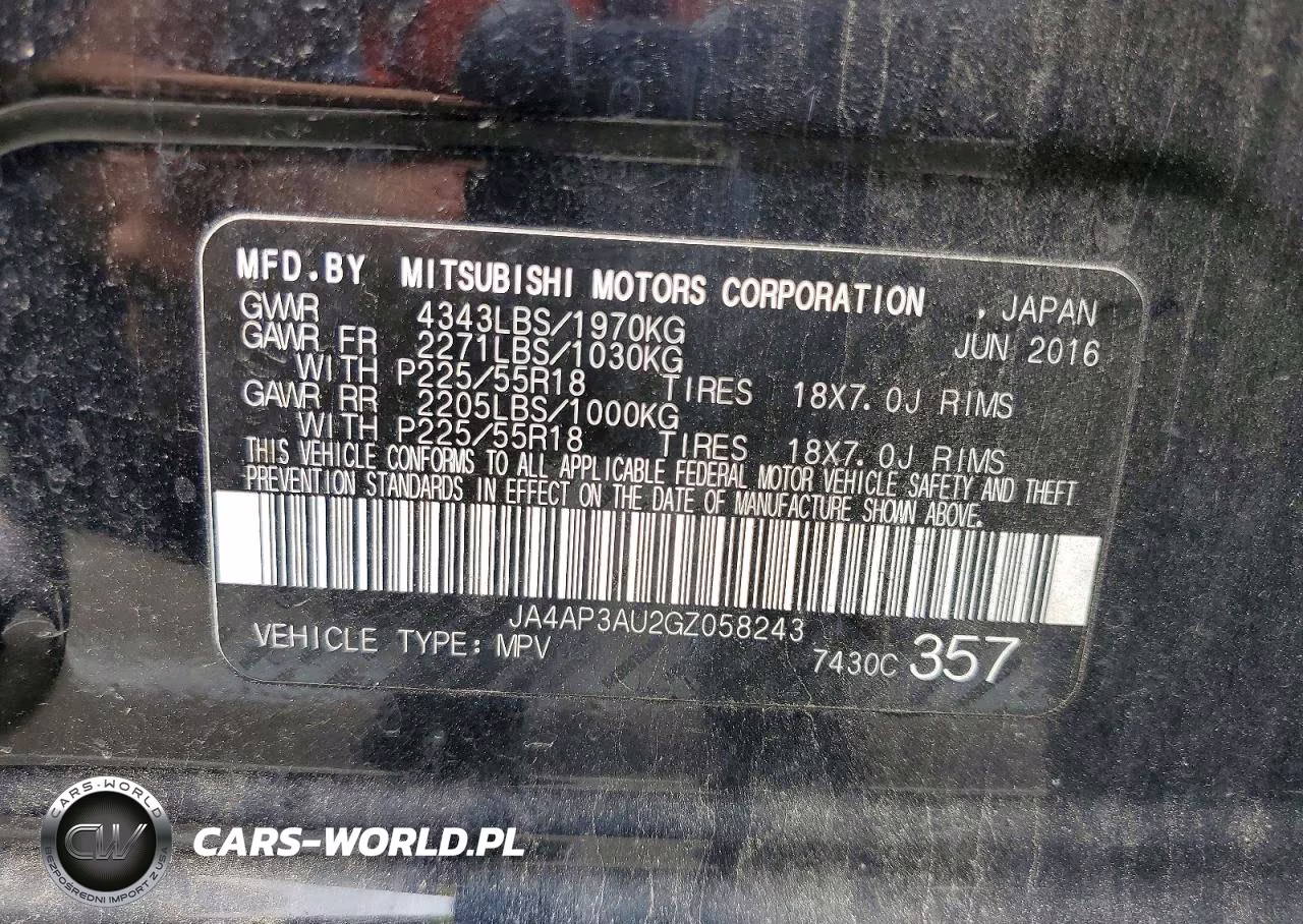 2016 Mitsubishi Outlander Sport Es VIN:JA4AP3AU2GZ058243 - 13