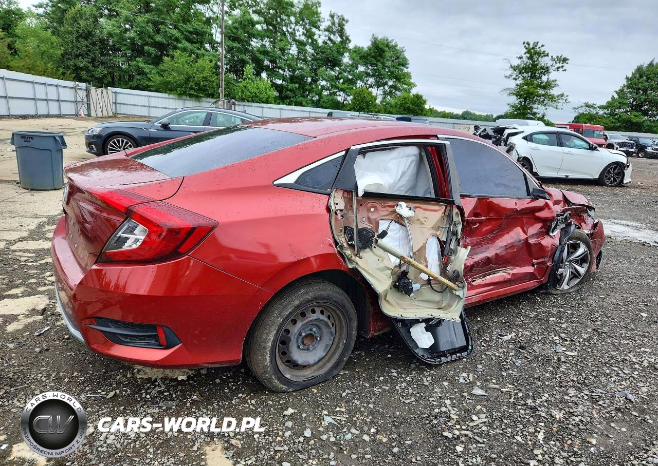 2020 Honda Civic Lx VIN:2HGFC2F64LH561053 - 3