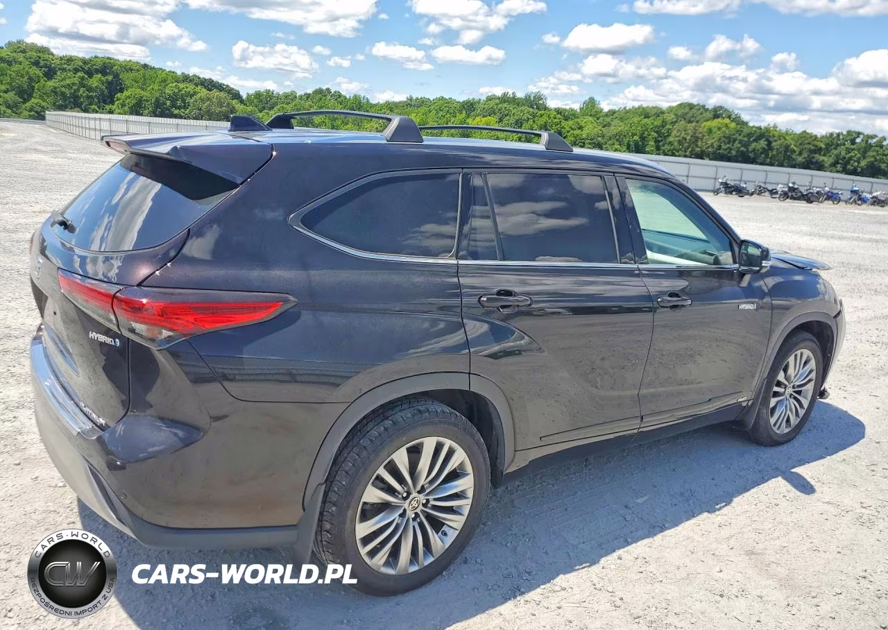 2020 Toyota Highlander Hybrid Platinum VIN:5TDEBRCH6LS012726 - 3