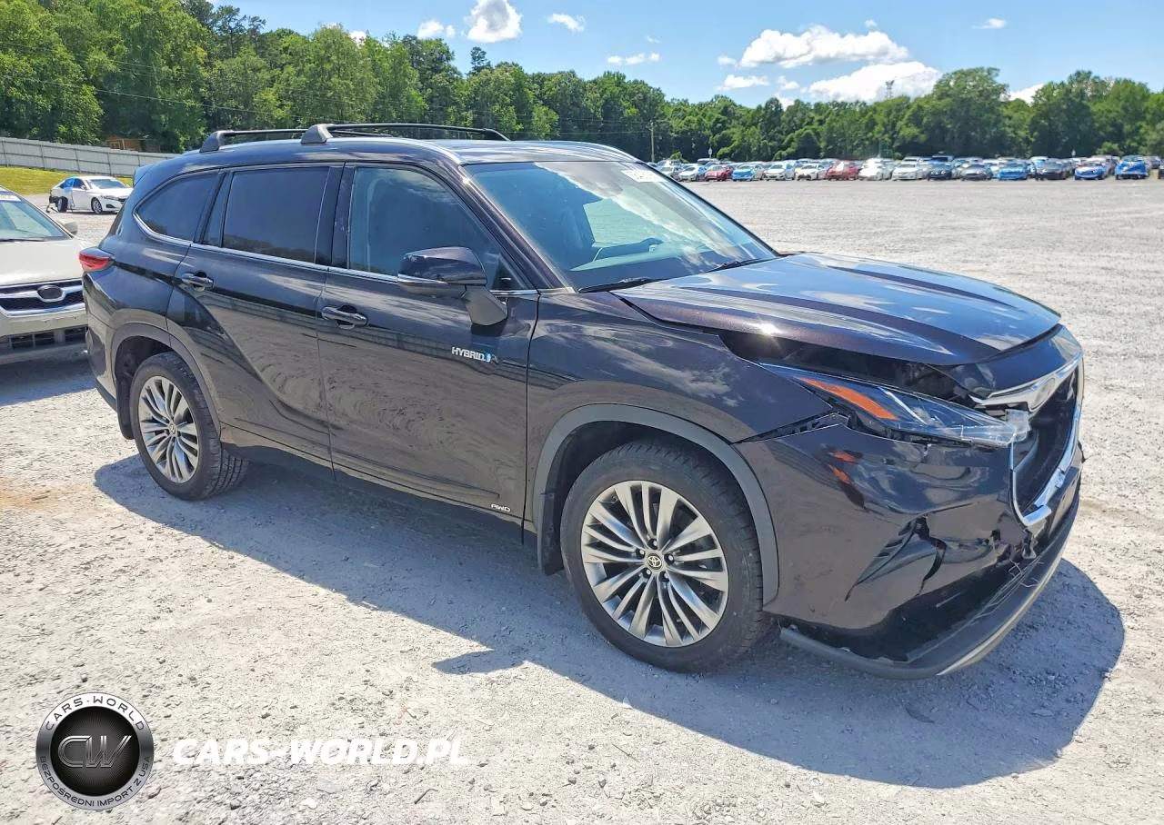 2020 Toyota Highlander Hybrid Platinum VIN:5TDEBRCH6LS012726 - 4