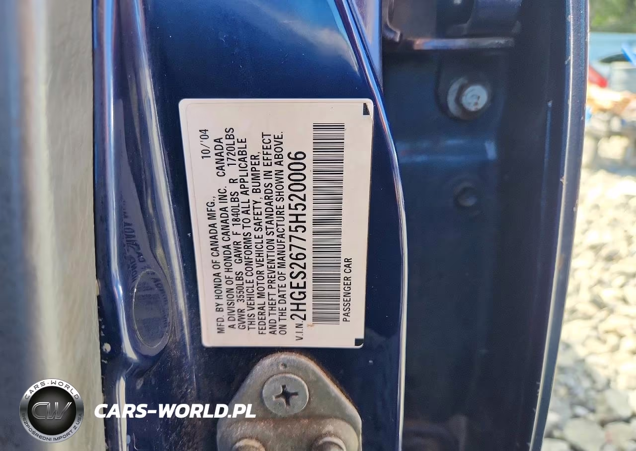 2005 Honda Civic Ex VIN:2HGES26775H520006 - 12