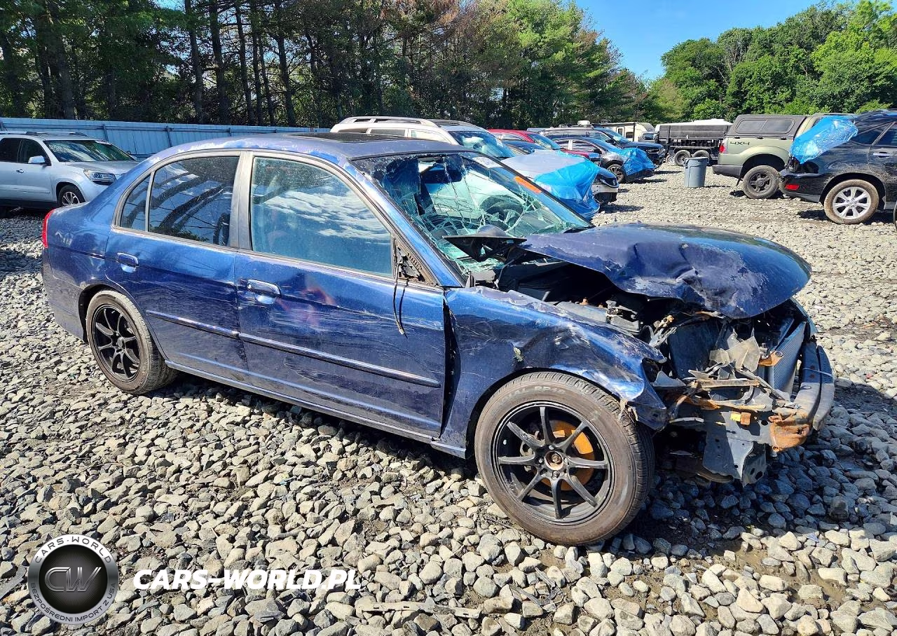 2005 Honda Civic Ex VIN:2HGES26775H520006 - 4