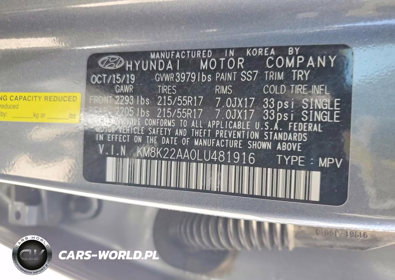 2020 Hyundai Kona Sel VIN:KM8K22AA0LU481916 - 13