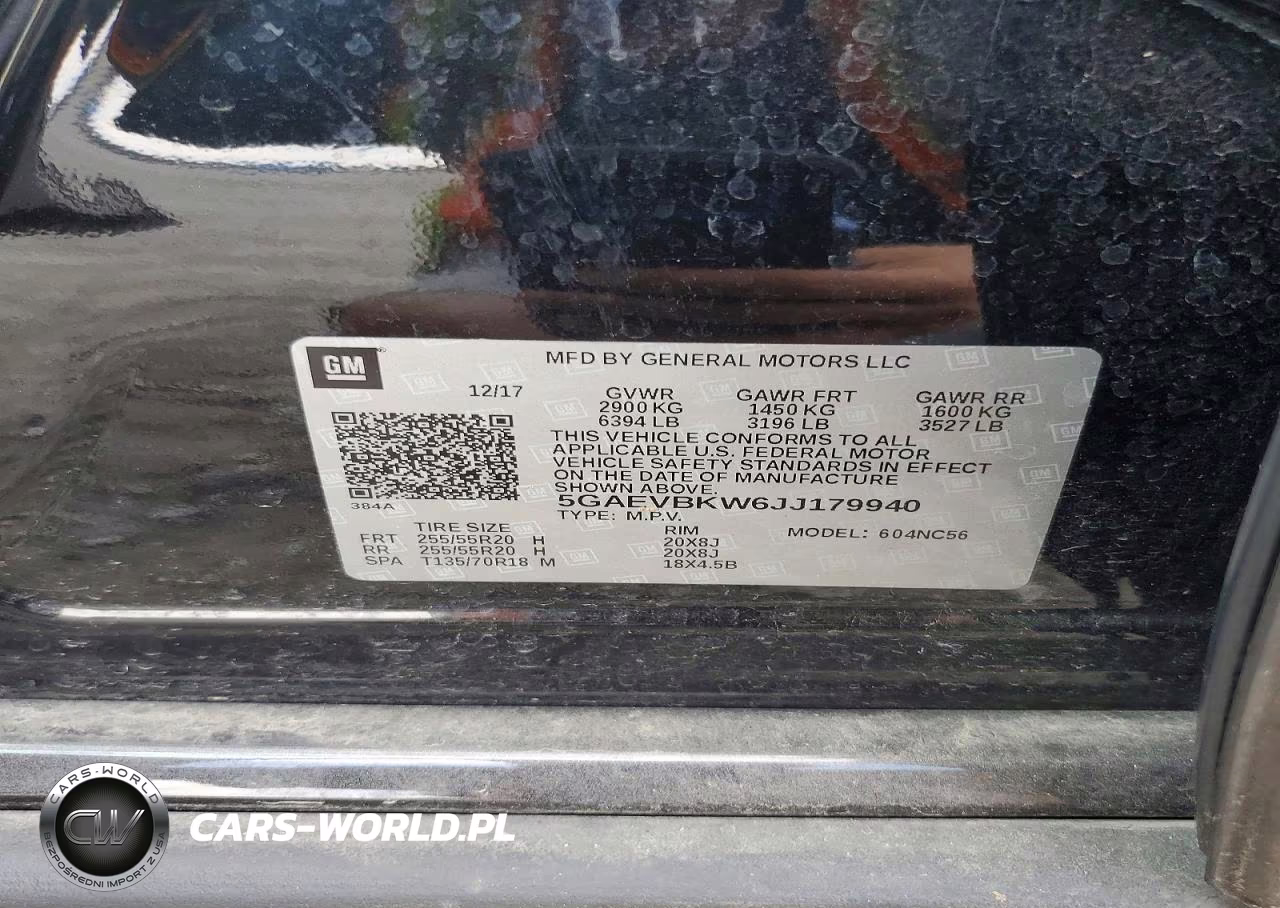 2018 Buick Enclave Premium VIN:5GAEVBKW6JJ179940 - 13