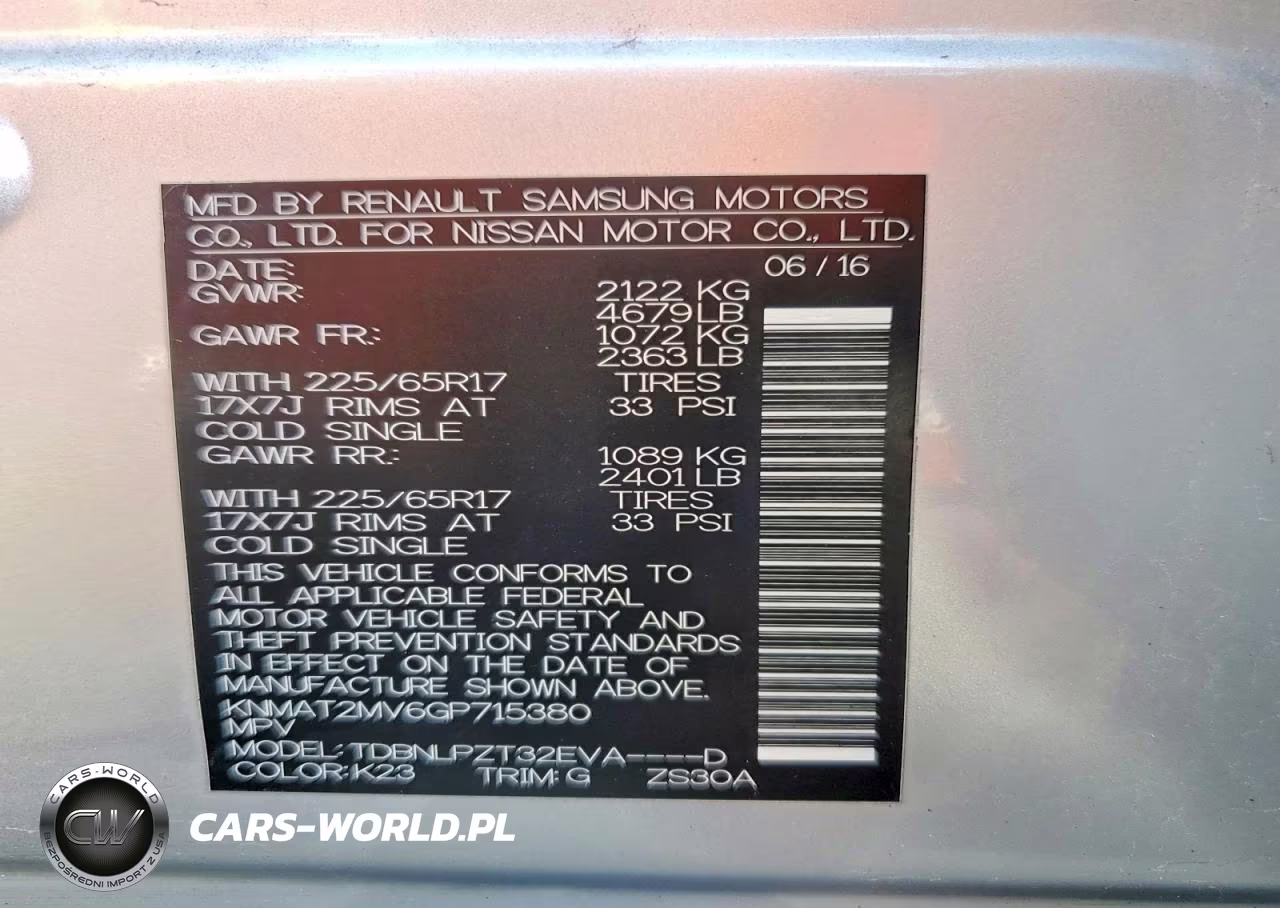 2016 Nissan Rogue S VIN:KNMAT2MV6GP715380 - 13