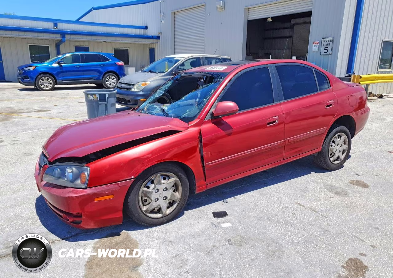2004 Hyundai Elantra Gls-Gt VIN:KMHDN46DX4U909507 - 1