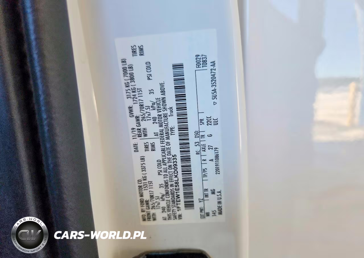 2020 Ford F150 Supercrew VIN:1FTEW1E58LKD09335 - 12