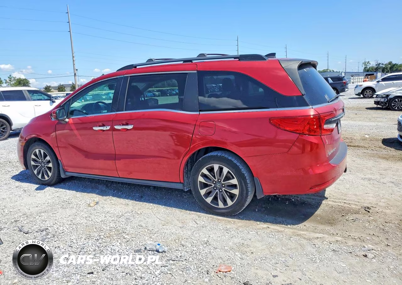 2022 Honda Odyssey Exl VIN:5FNRL6H77NB017289 - 2