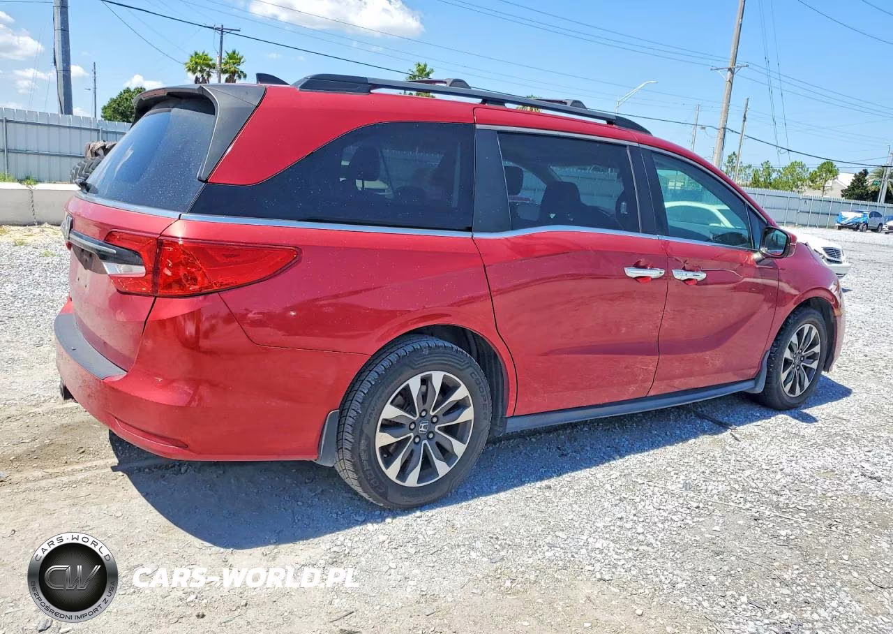 2022 Honda Odyssey Exl VIN:5FNRL6H77NB017289 - 3