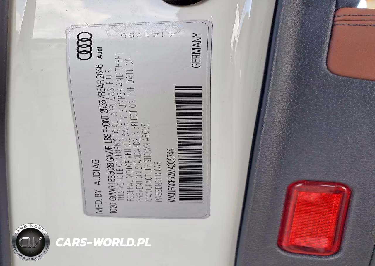 2021 Audi A5 Premium Plus 45 VIN:WAUFACF52MA009744 - 12