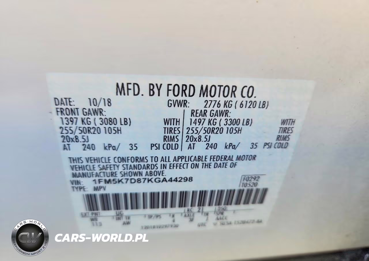 2019 Ford Explorer Xlt VIN:1FM5K7D87KGA44298 - 13