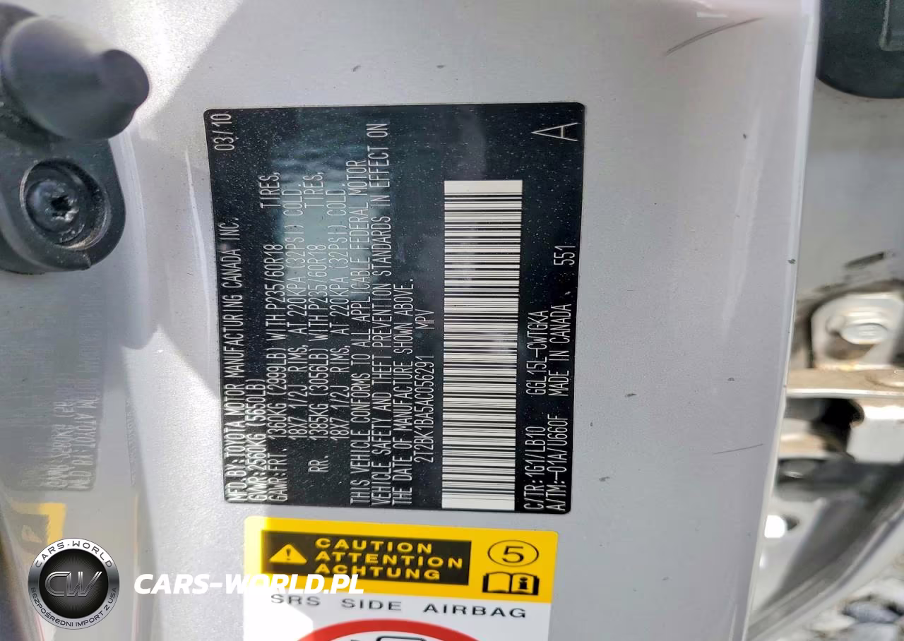 2010 Lexus Rx 350 VIN:2T2BK1BA5AC056291 - 13