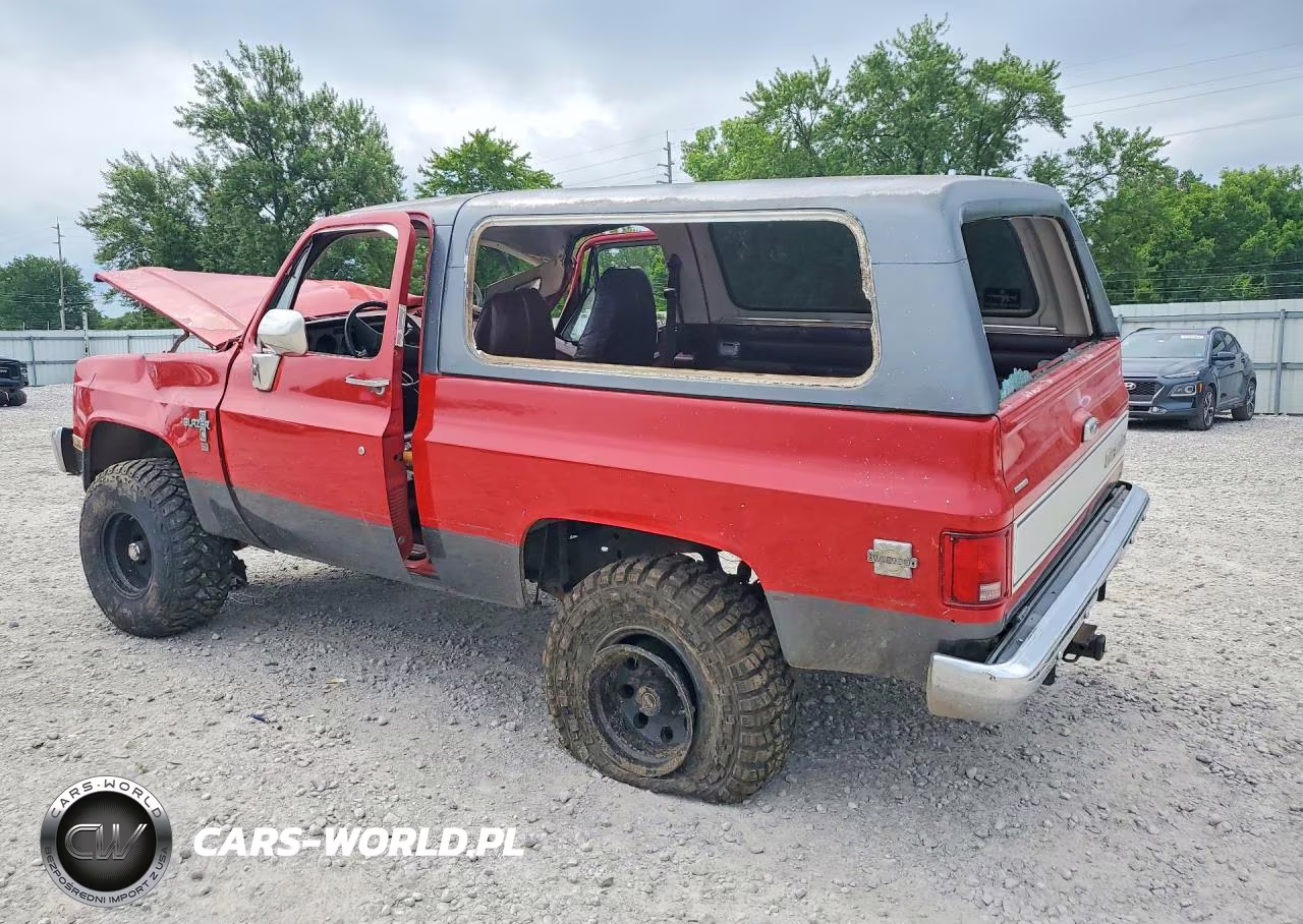 1987 Chevrolet Blazer V10 VIN:1GNEV18C1HF145186 - 2