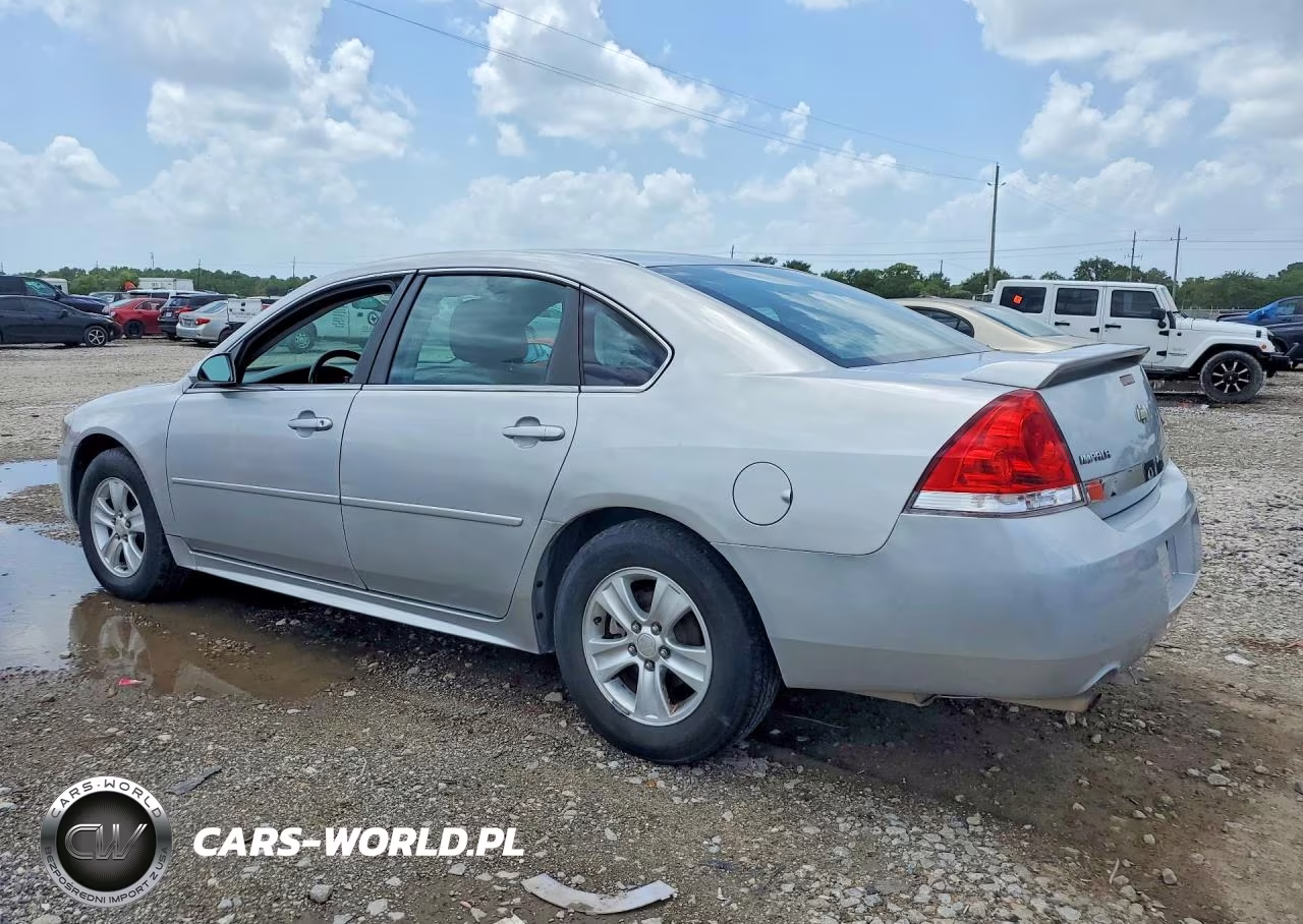 2012 Chevrolet Impala Ls VIN:2G1WF5E31C1310877 - 2