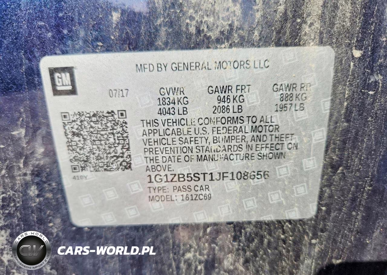 2018 Chevrolet Malibu Ls VIN:1G1ZB5ST1JF108656 - 12