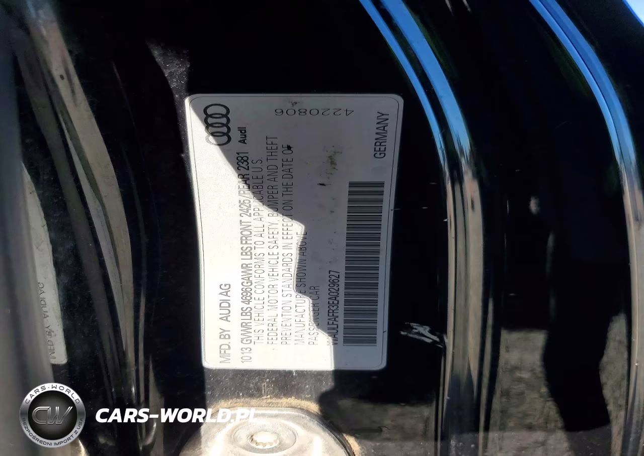 2014 Audi A5 Premium Plus VIN:WAULFAFR3EA029627 - 12