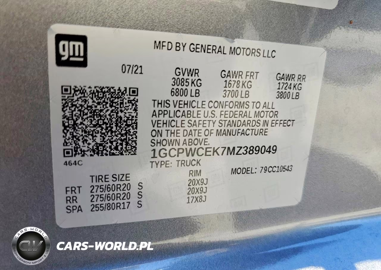 2021 Chevrolet Silverado C1500 Lt VIN:1GCPWCEK7MZ389049 - 12