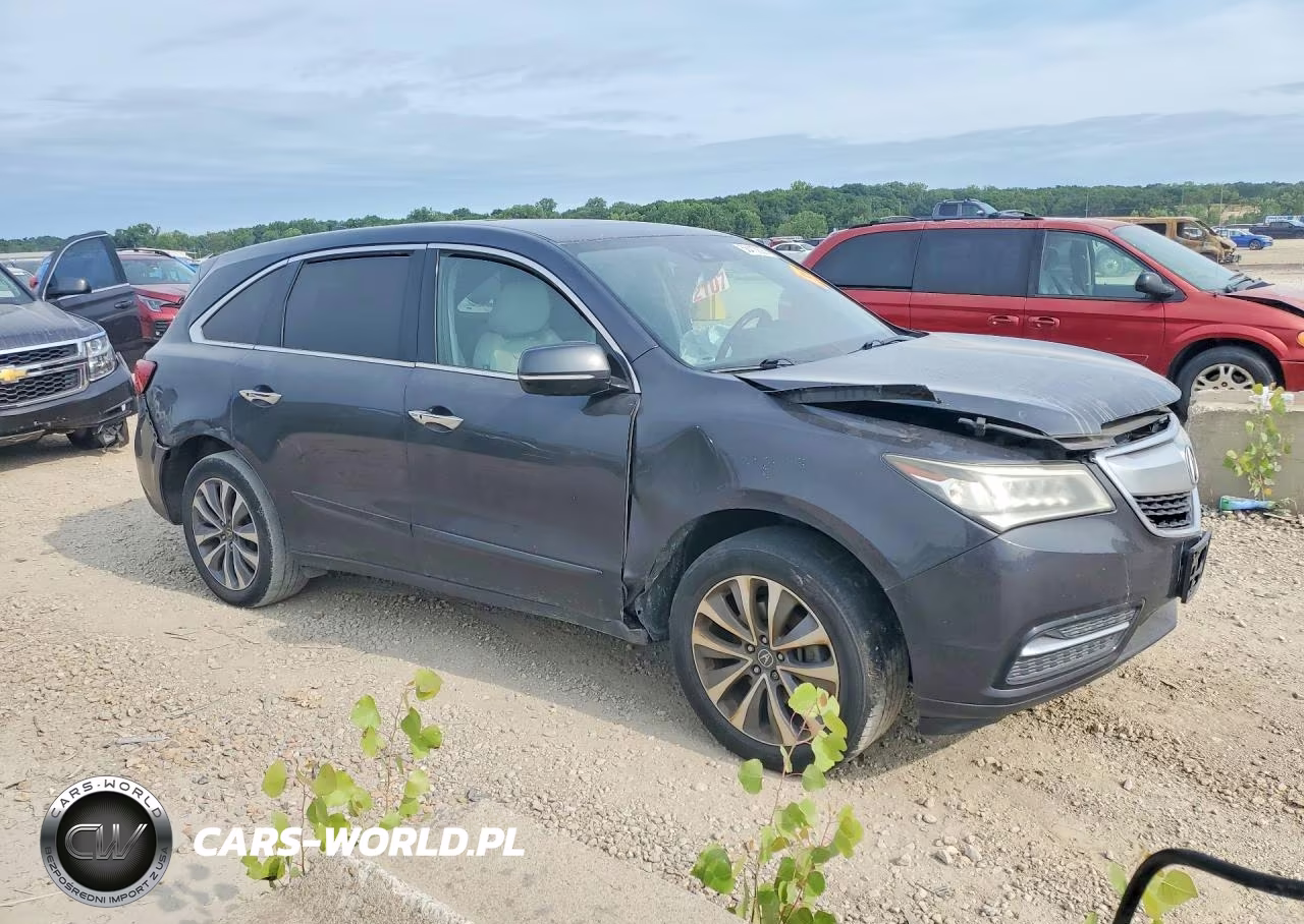 2016 Acura Mdx Technology VIN:5FRYD3H43GB002190 - 4