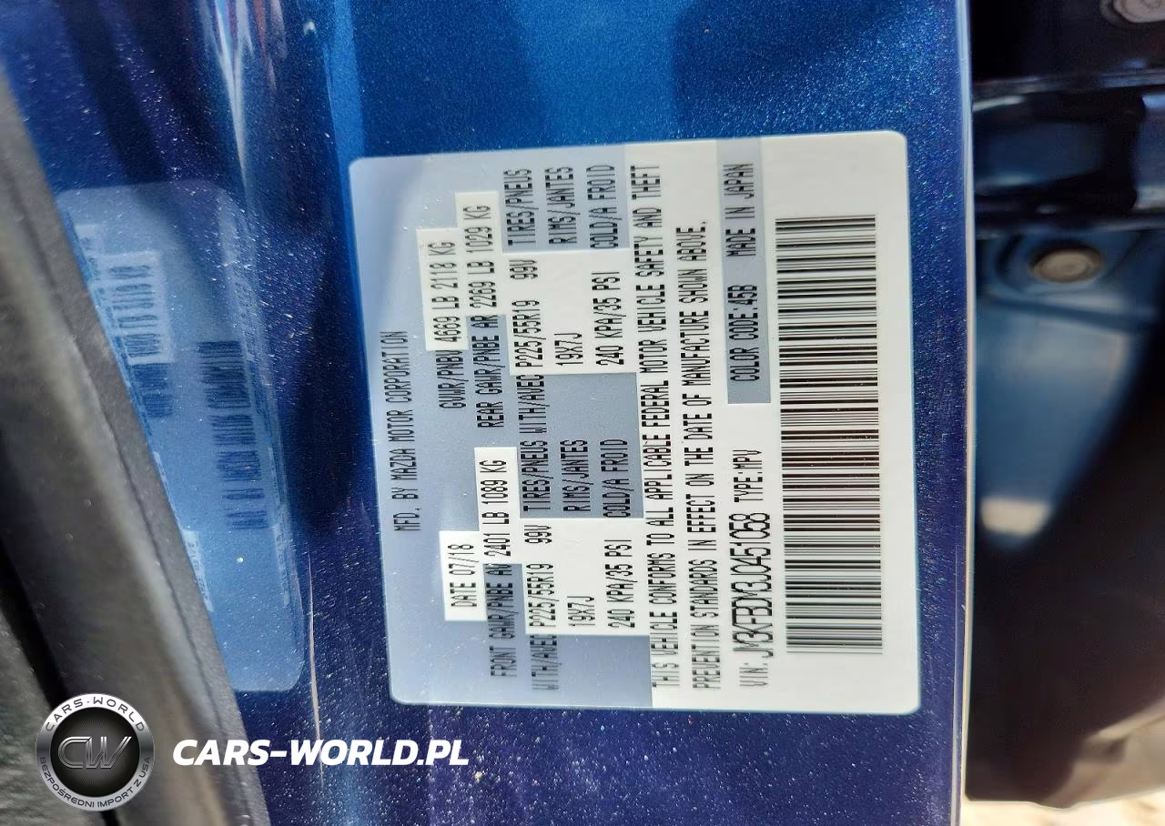 2018 Mazda Cx-5 Grand Touring VIN:JM3KFBDM3J0451058 - 13