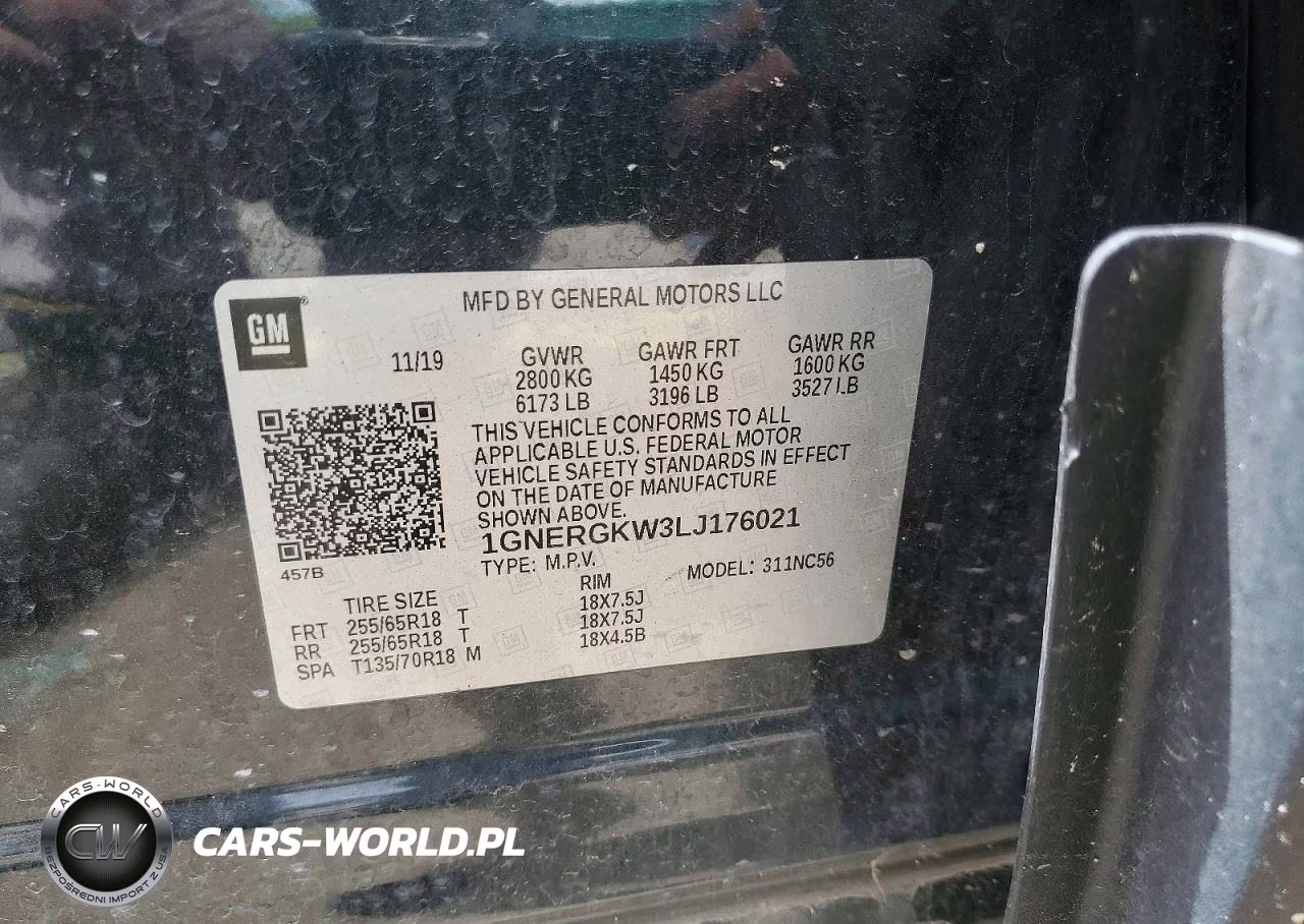 2020 Chevrolet Traverse Lt VIN:1GNERGKW3LJ176021 - 13