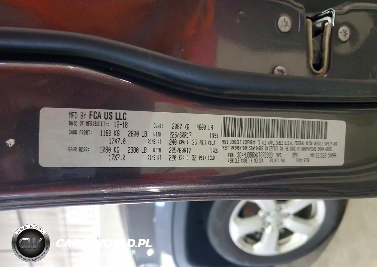 2019 Jeep Compass Latitude VIN:3C4NJDBBXKT672999 - 13