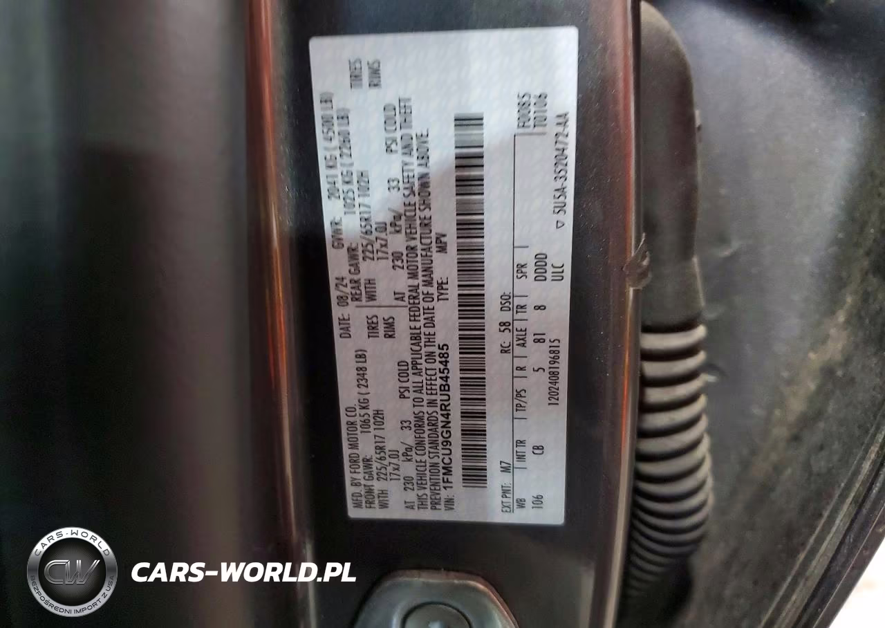 2024 Ford Escape Active VIN:1FMCU9GN4RUB45485 - 14