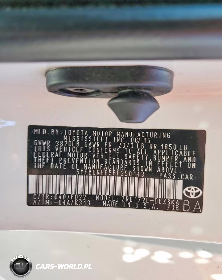 2015 Toyota Corolla S Plus VIN:5YFBURHE5FP350143 - 12