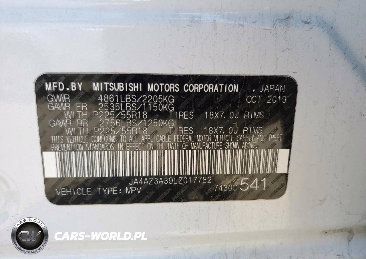2020 Mitsubishi Outlander Se VIN:JA4AZ3A39LZ017782 - 13