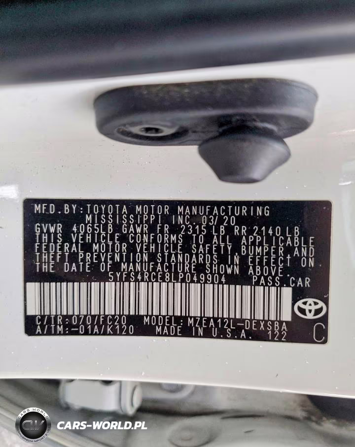 2020 Toyota Corolla Se VIN:5YFS4RCE8LP049904 - 13