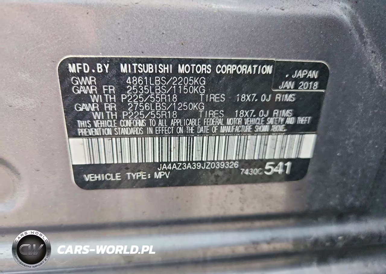 2018 Mitsubishi Outlander Se VIN:JA4AZ3A39JZ039326 - 13