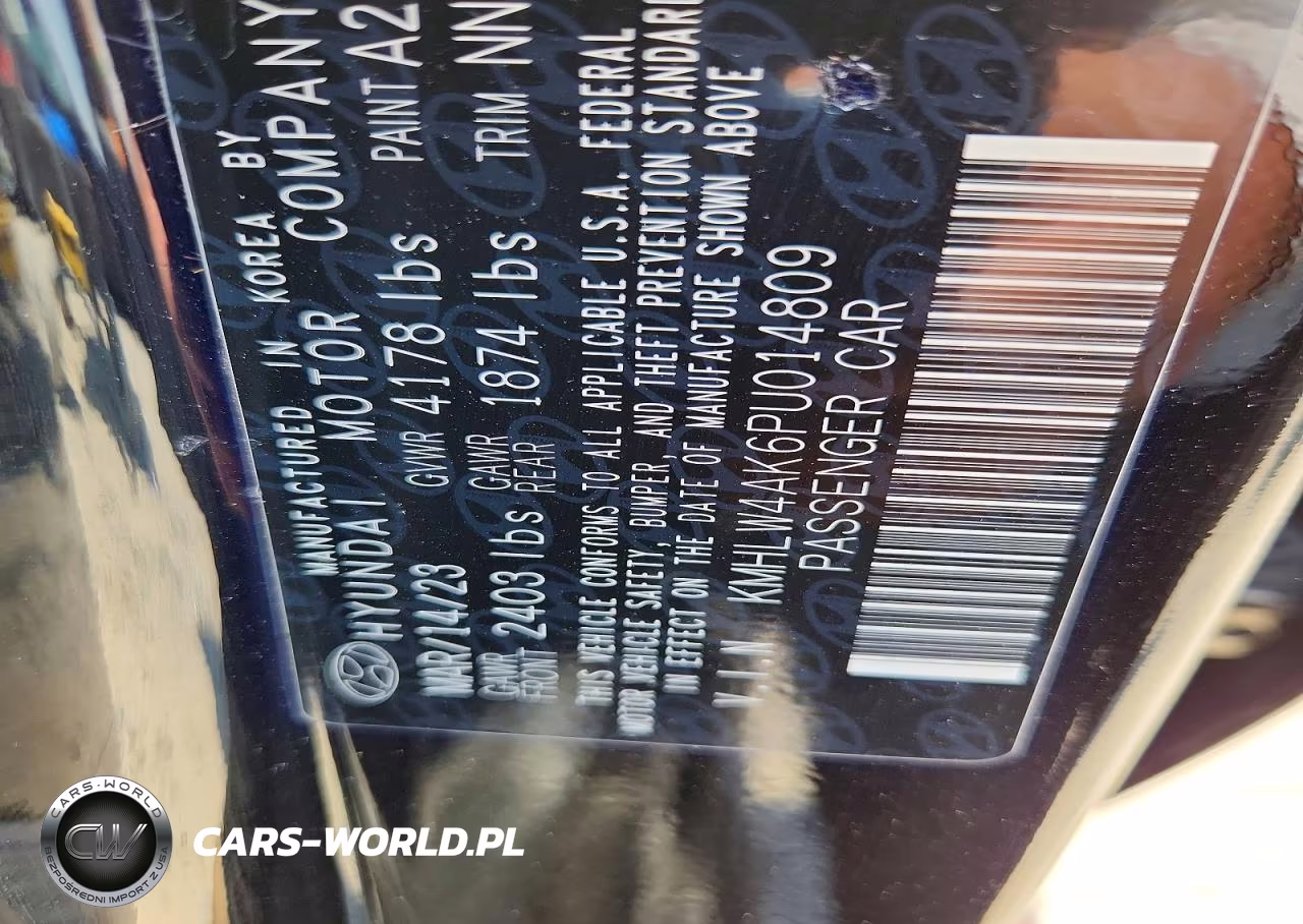 2023 Hyundai Elantra N Base VIN:KMHLW4AK6PU014809 - 12
