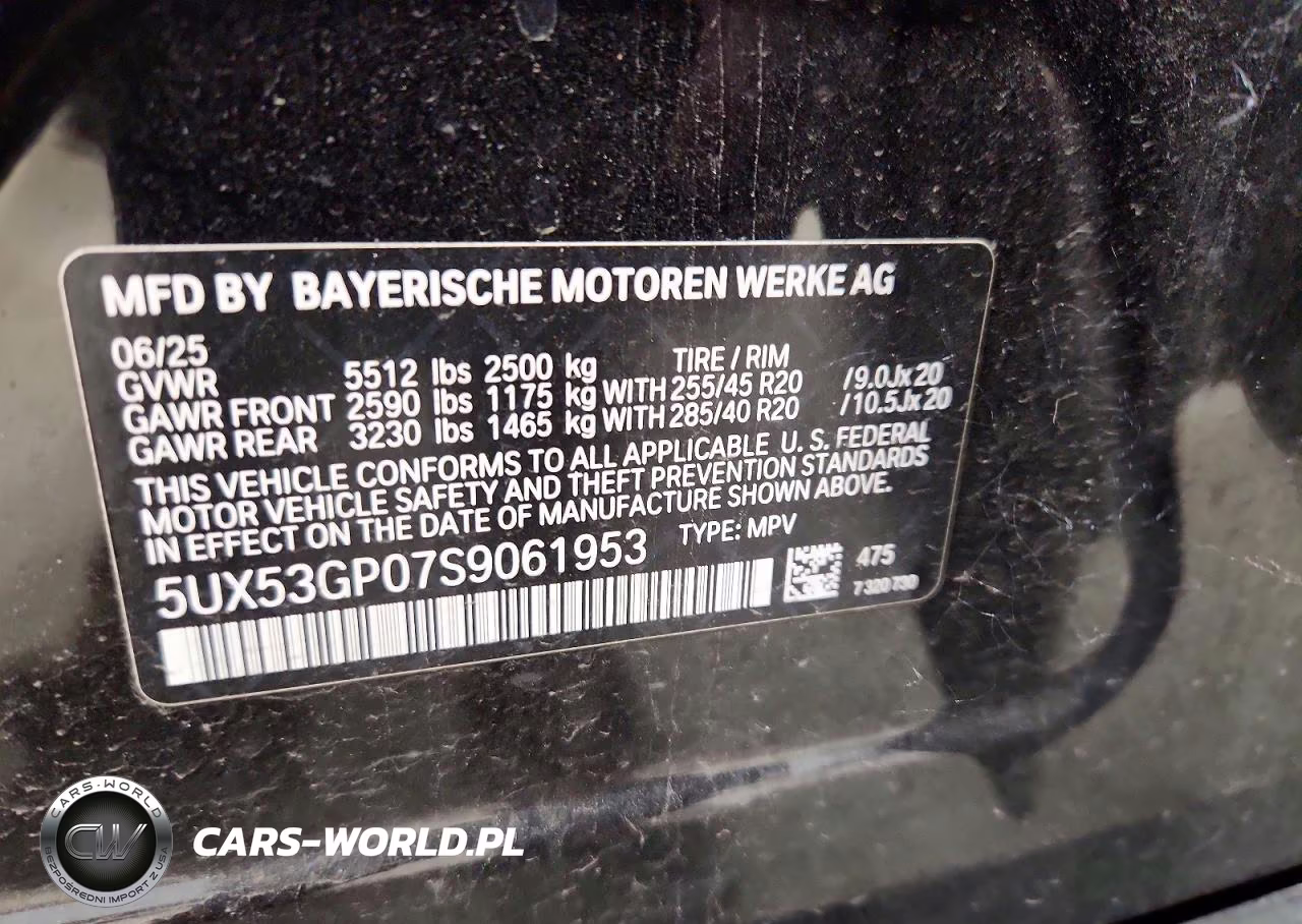 2025 BMW X3 30 xDrive VIN:5UX53GP07S9061953 - 13