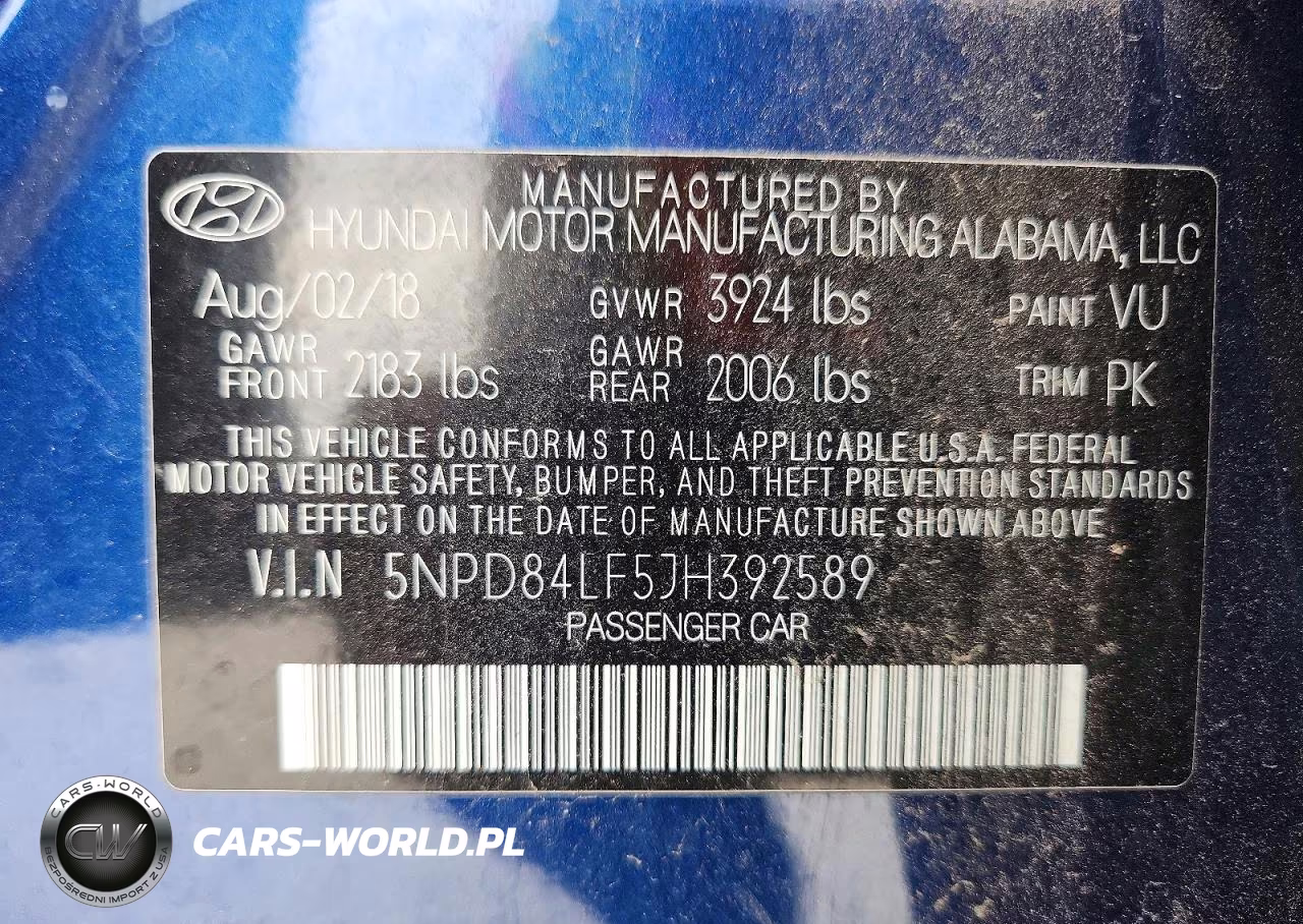 2018 Hyundai Elantra Value Edition VIN:5NPD84LF5JH392589 - 13