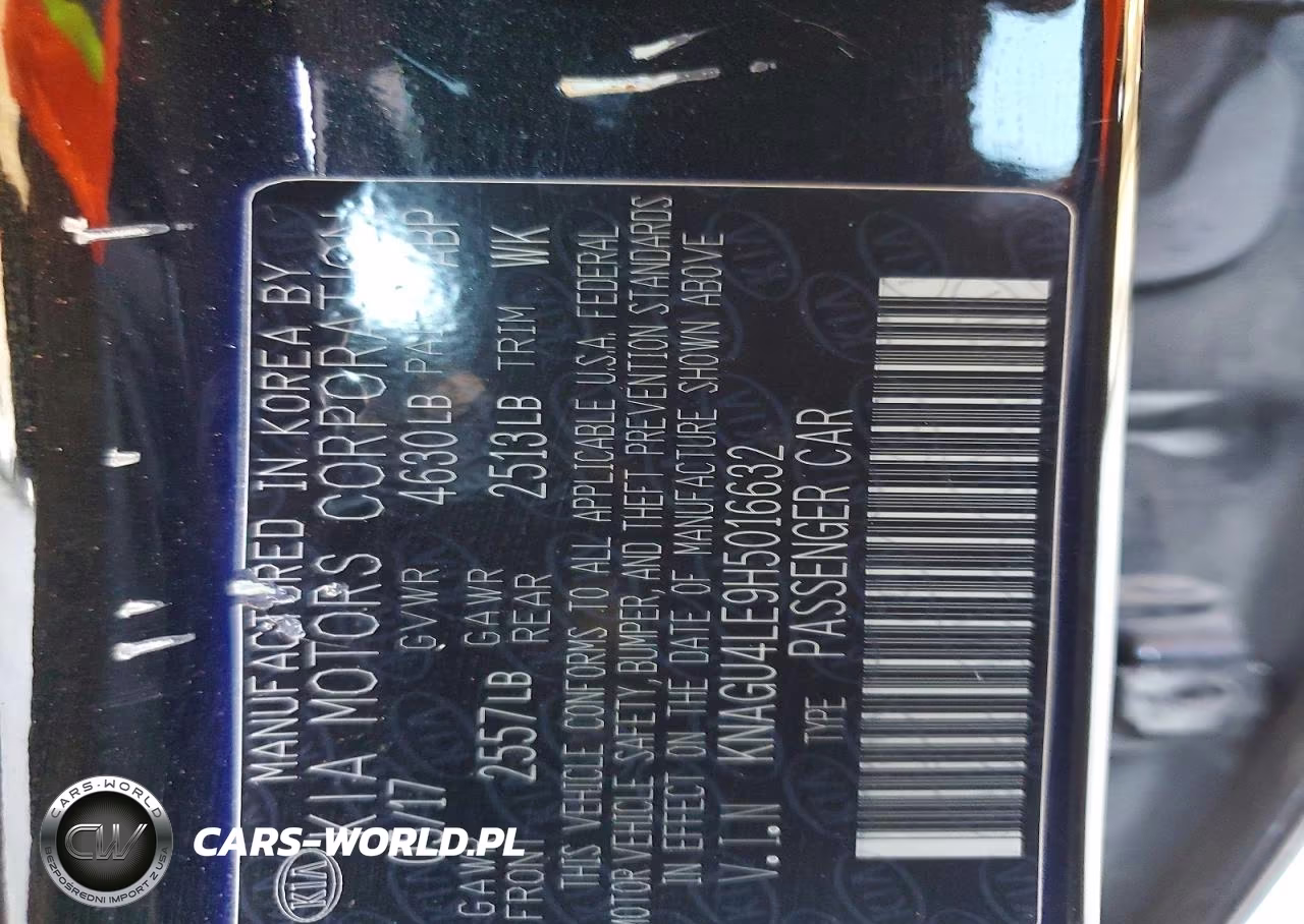 2017 Kia Optima Hybrid Ex VIN:KNAGU4LE9H5016632 - 12
