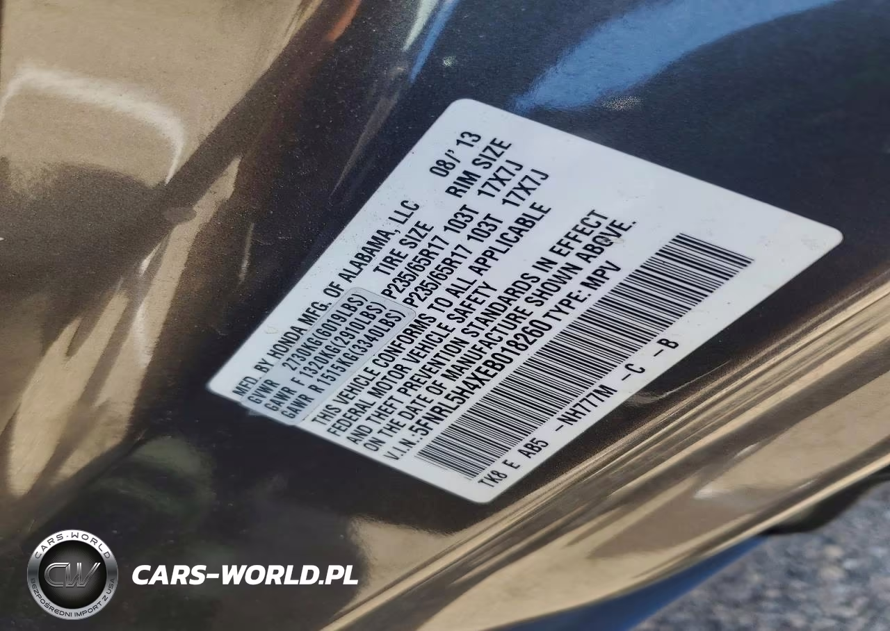 2014 Honda Odyssey Ex VIN:5FNRL5H4XEB018260 - 13