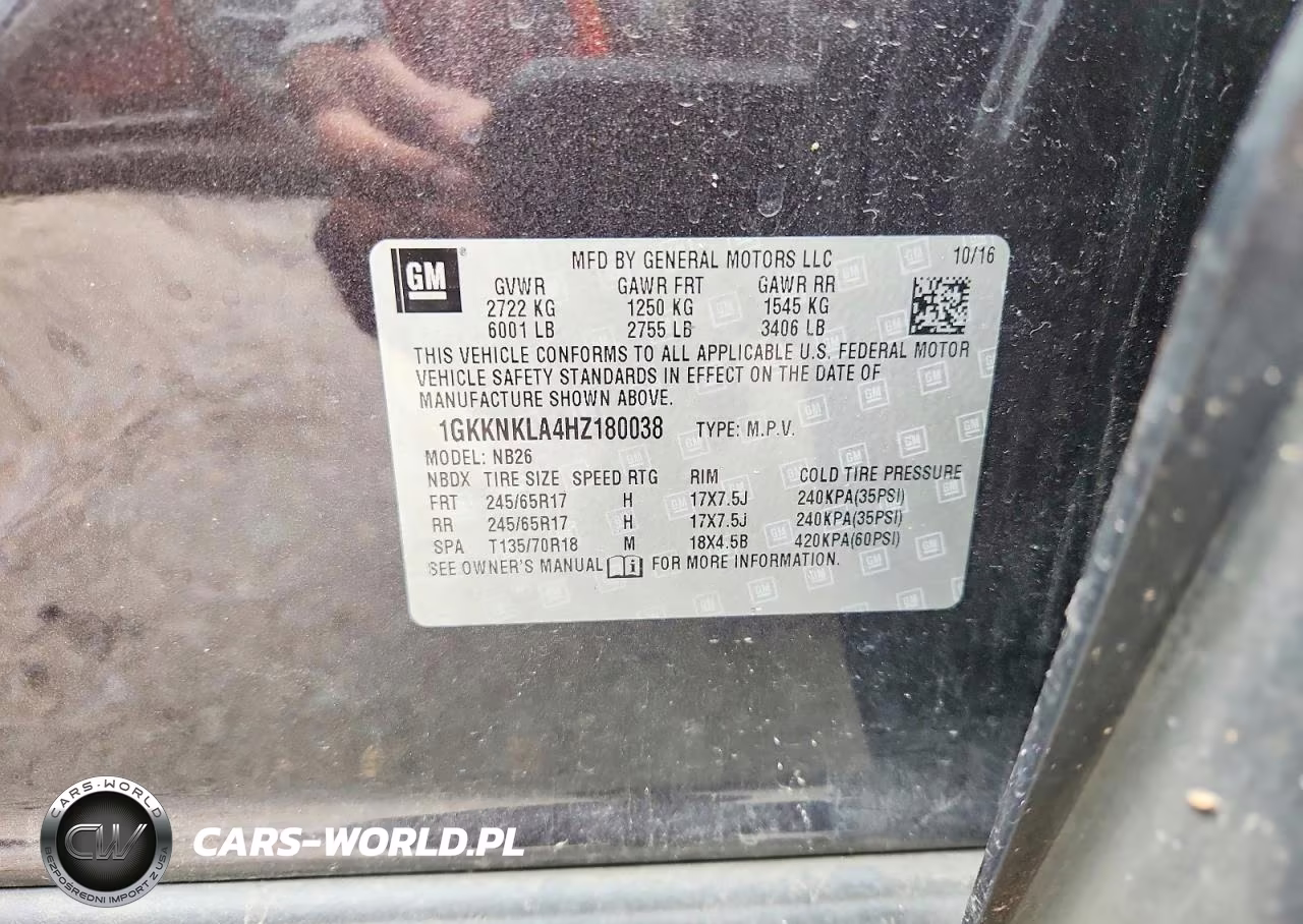 2017 GMC Acadia Sle VIN:1GKKNKLA4HZ180038 - 14