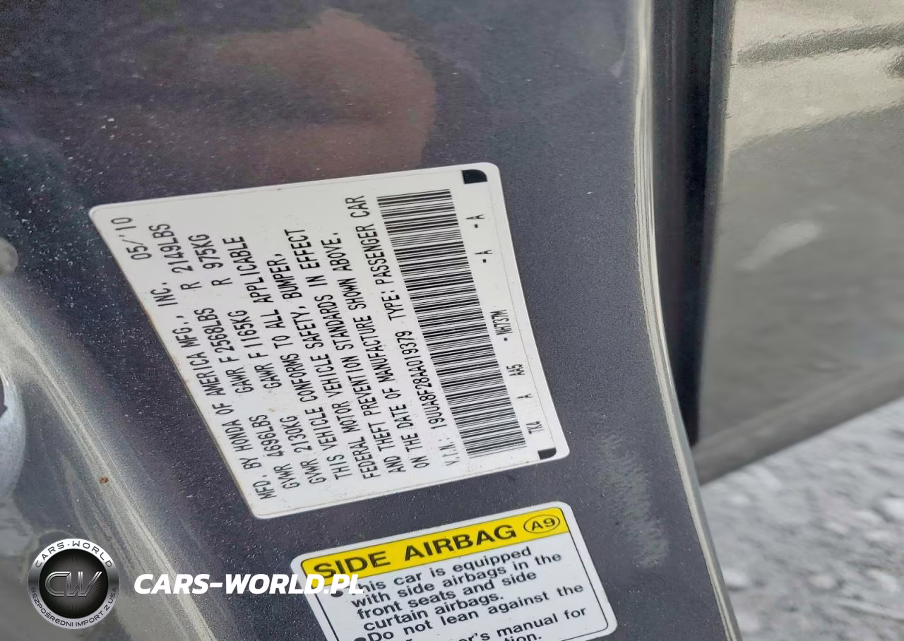 2010 Acura Tl VIN:19UUA8F28AA019379 - 13