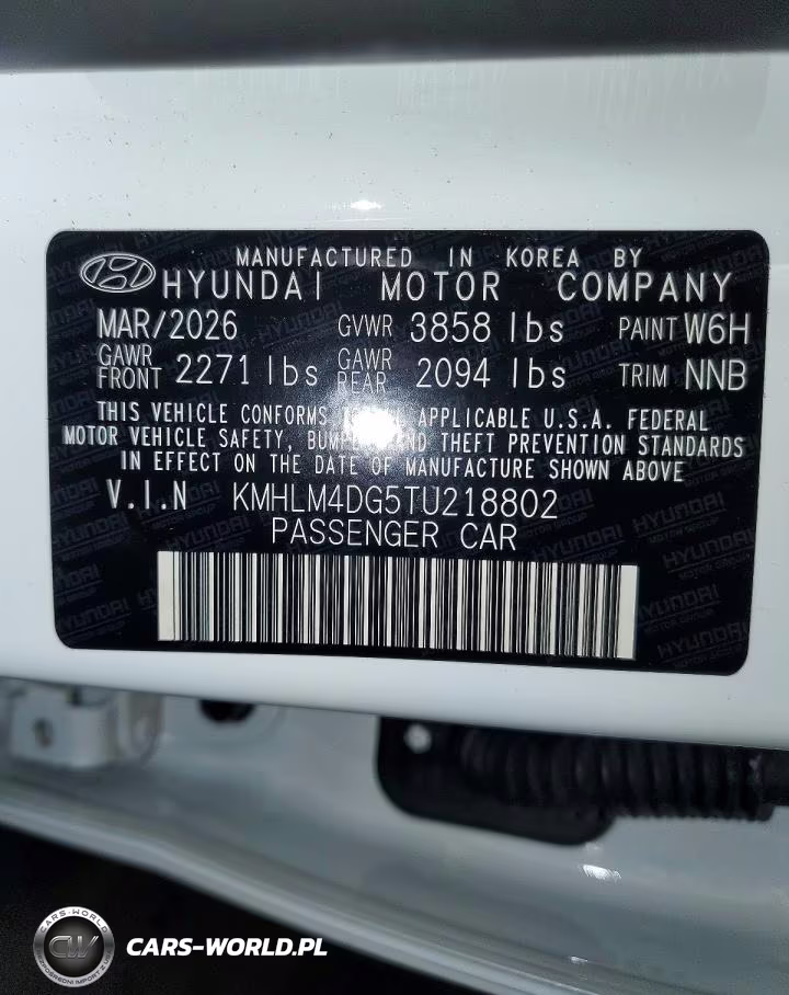 2026 Hyundai Elantra Sel Sport VIN:KMHLM4DG5TU218802 - 12