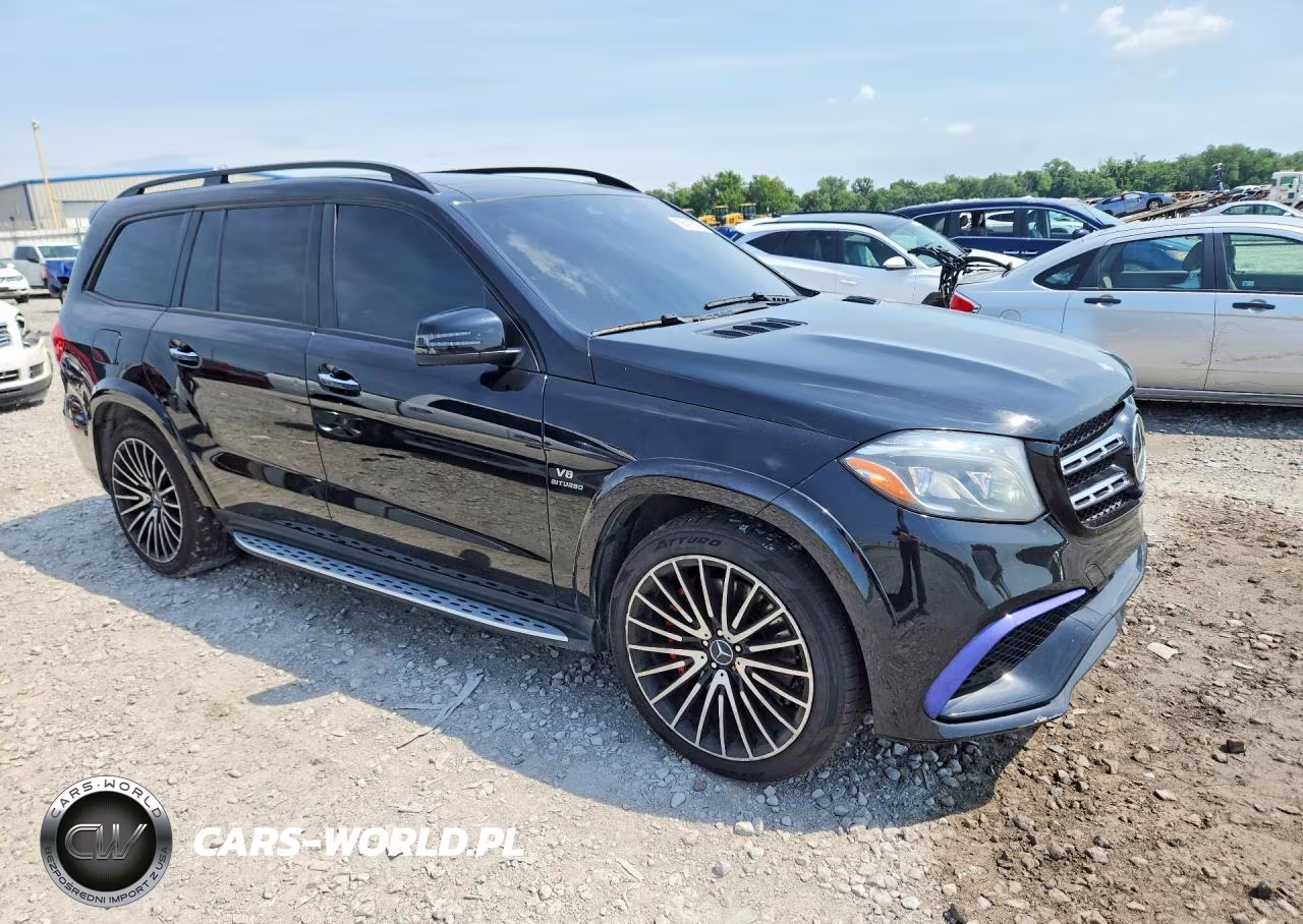 2017 Mercedes-Benz Gls 63 Amg 4Matic VIN:4JGDF7FE6HA789025 - 4